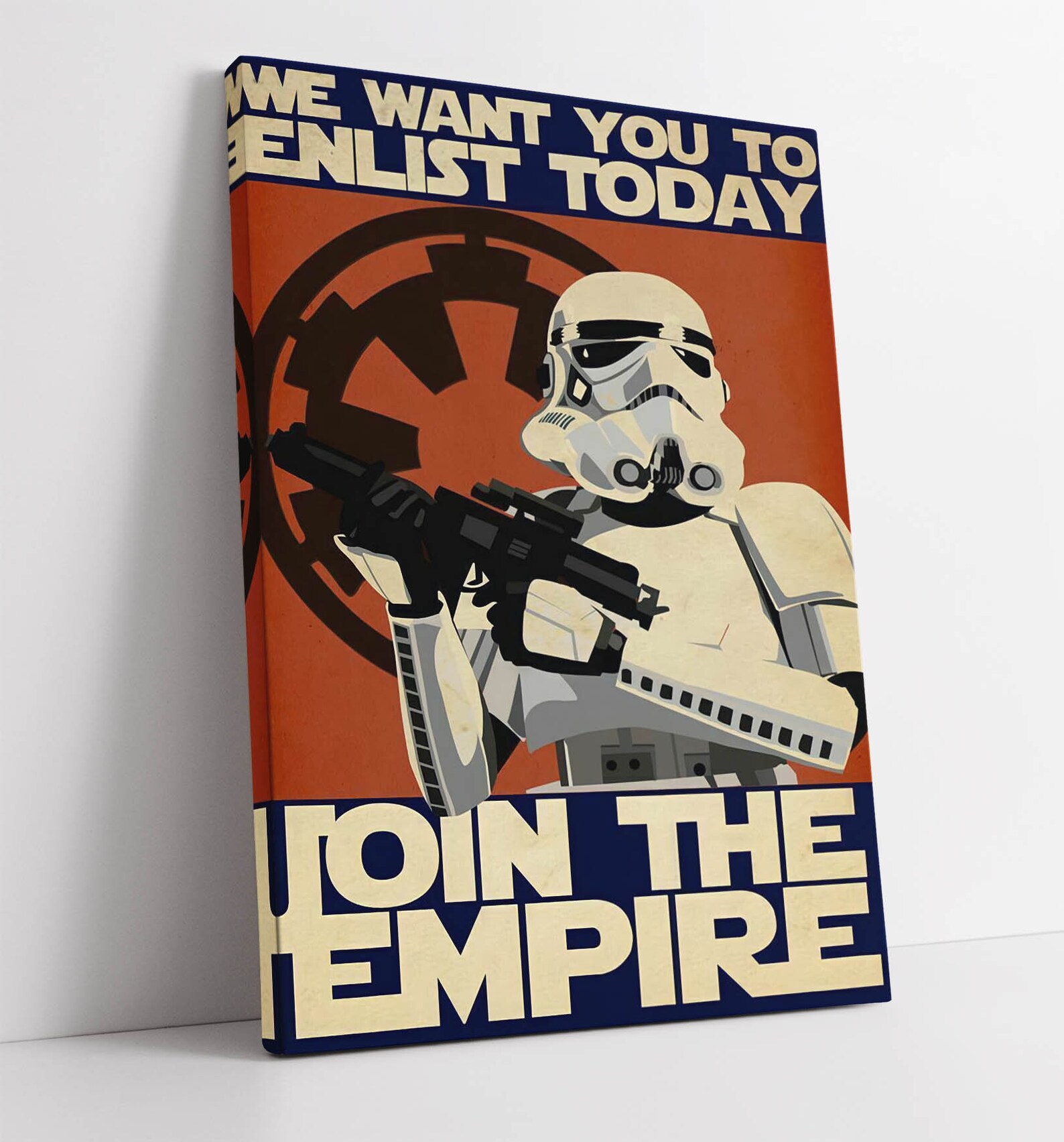 Stormtrooper Propaganda Poster Canvas Wall Art Print Artwork | Etsy