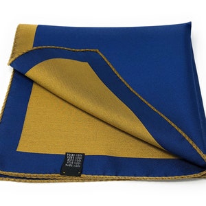 Handmade Italian Double sided Silk Jacquard Pocket Squares