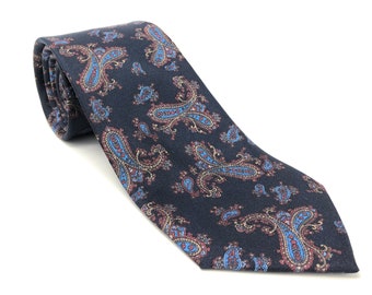 Italian Printed Paisley Big Handmade Luxury Tie