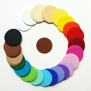 30 etichette regalo etichette circolari in carta kraft battesimo matrimonio comunione cresima