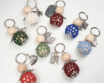 Angel Guardian Angel Keychain Pendant Gift Party Favor Color Selection