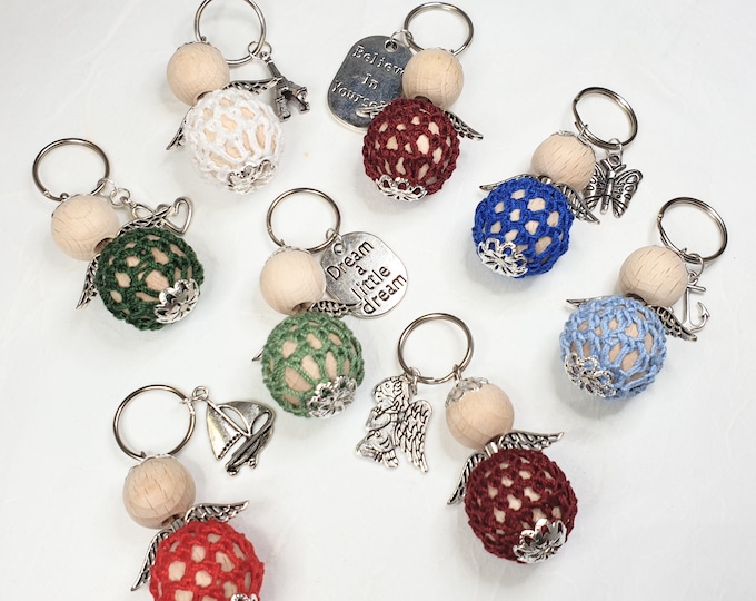 Angel Guardian Angel Keyring Pendant Gift Guest Gift Color Selection