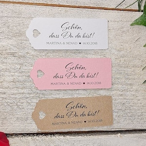 25 Gift Tags Wedding Communion Confirmation Gifts Personalized