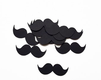 200 Moustache Table Decoration Wedding Confetti Baptism Wedding Communion Confirmation