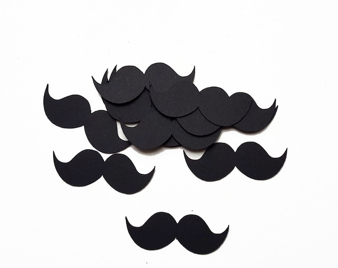 200 Moustache Table Decoration Wedding Confetti Baptism Wedding Communion Confirmation