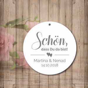 25 etichette per etichette regalo Bello che ci sei etichette etichette per regali personalizzate battesimo matrimonio comunione cresima regali ospite