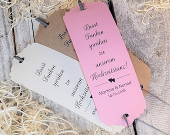 35 Sparkler Holders Sparkler Holder Tags Wedding Sparkler holder personalized Guest Gifts