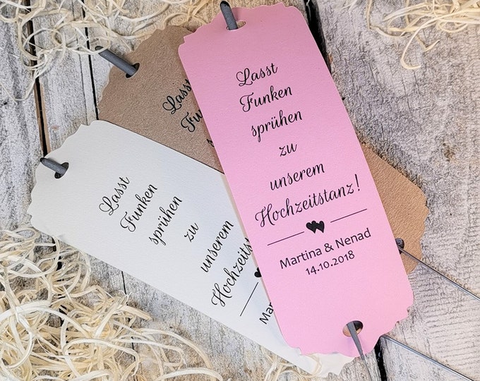 35 Sparkler Holders Sparkler Holder Tags Wedding Sparkler holder personalized Guest Gifts