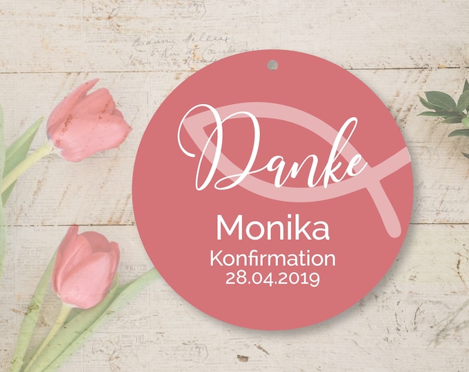 25 Gift Tags Labels Thank You Communion Confirmation Baptism Communion Confirmation