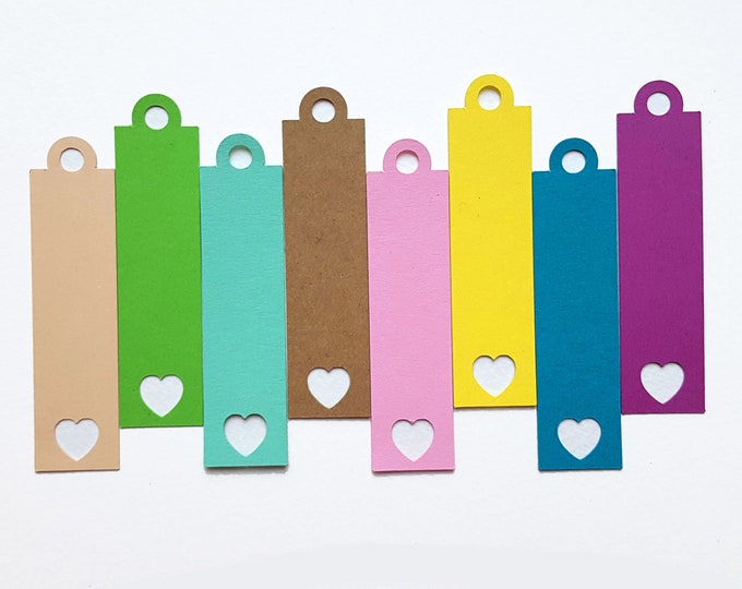 50 Gift Tags Labels Kraft Paper Baptism Wedding Communion Confirmation