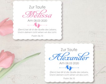 15 sticker labels stickers personalized for baptism