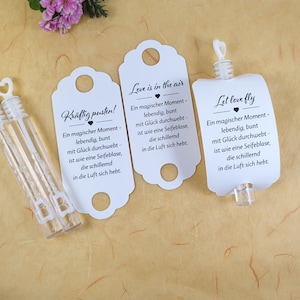 25 etiquetas de regalo etiquetas de burbujas de jabón de boda etiquetas de regalo bautismo boda comunión confirmación regalos de invitados