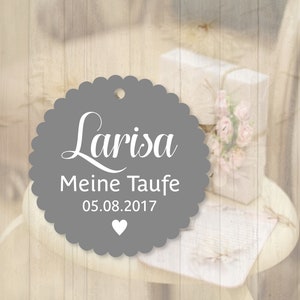 25 Geschenkanhänger  Etiketten Tags Taufe Geburt Tags Gift Tags personalisiert
