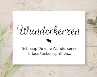 Sparklers Sign Wedding