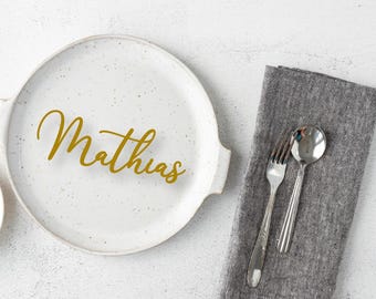 Personalized lettering made of laser-cut wood, personalized gift and decoration, individual and unique