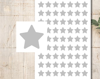 63 Star Stickers Color Selection Christmas Wedding Baptism