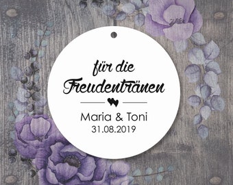 25 Geschenkanhänger Etiketten Für Freudentränen Tags Gift Tags Personalisiert Kraftpapier Hochzeit