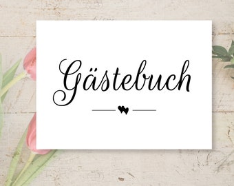 guest book sign wedding