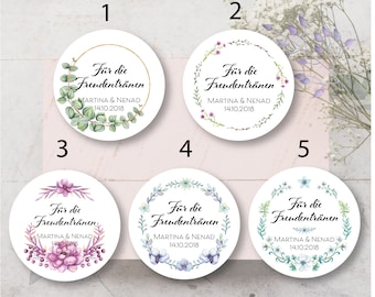 15 Aufkleber Etiketten Sticker Für die Freudentränen Taufe Kommunion Konfirmation Hochzeit