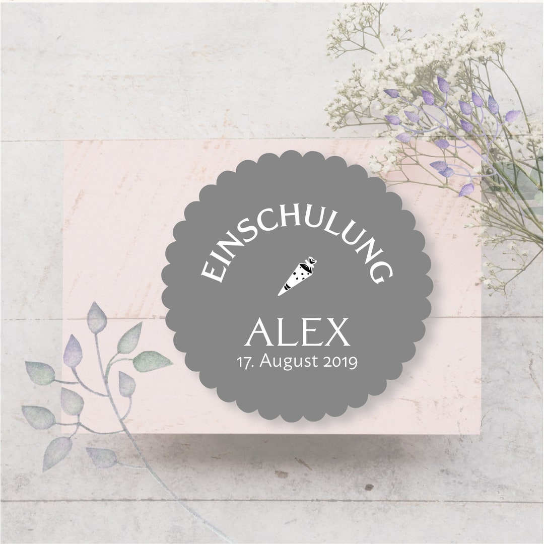 24 Stickers Stickers Labels School Introduction School Invitation ...