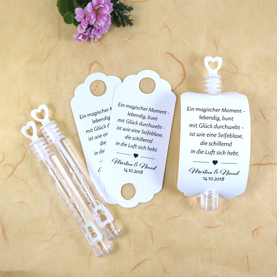 12 Seifenblasen Hochzeit Seifenblasen Röhrchen Tags Gift Tags Etsy.de