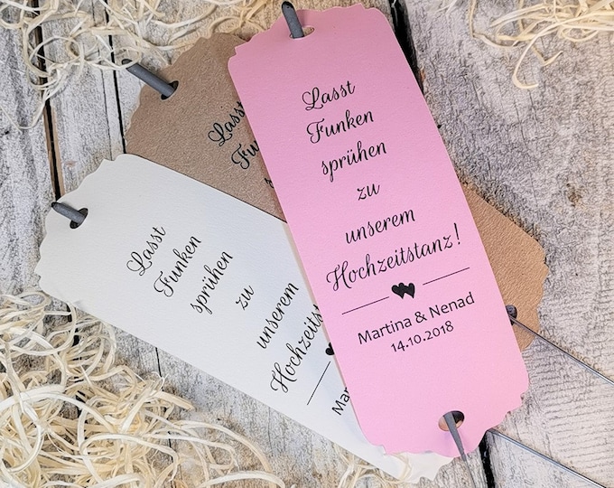 55 Sparkler Holders Sparkler Holder Tags Wedding Sparkler holder personalized guest gifts