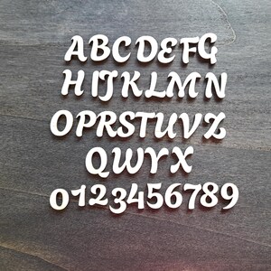 Letras decorativas de madera, letras para puertas de habitaciones infantiles, personalizables