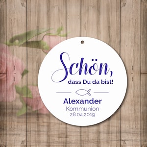 50 etichette regalo da 4 cm Bello che ci sei etichette regalo etichette personalizzate battesimo matrimonio comunione cresima regali ospite