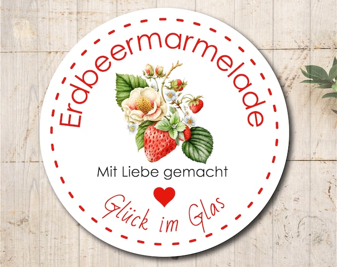 Jam stickers labels stickers jam strawberry jam