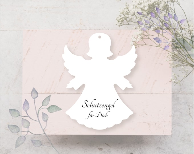 30 Gift Tags Labels Angel Christmas Guardian Angel for you