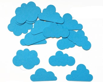 32 Die-cut Clouds Clouds Color Selection Scatter Parts Die-cut Gift Tags