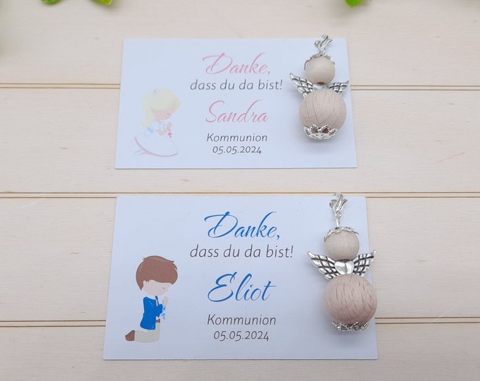 Angel Angel Gifts Keyring Wedding Baptism Communion Confirmation