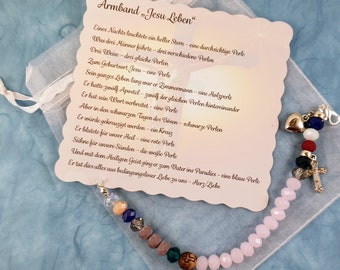 Bracelet Rosary Rosary Jesus Life Rosary History Jesus Christ Swarovski Pearls