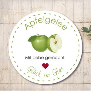 Apple jelly stickers labels stickers