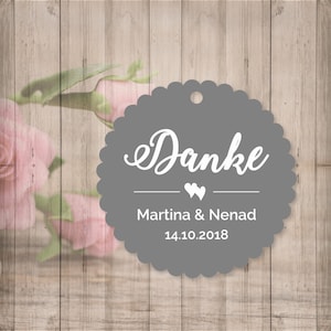 25 etiquetas de regalo etiquetas etiquetas gracias boda bautismo personalizado boda comunión confirmación