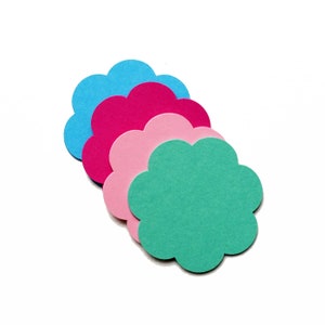30 etichette regalo etichette cerchio carta kraft battesimo matrimonio comunione cresima fiore