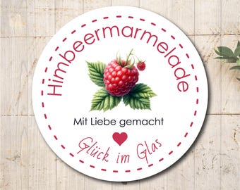 Jam stickers labels stickers jam raspberry jam