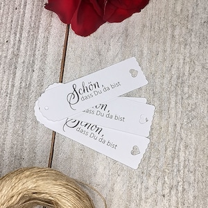 25 etichette per etichette regalo È bello che tu sia qui Etichette Etichette regalo Battesimo Matrimonio Comunione Cresima