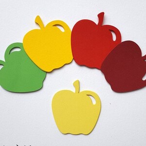 30 étiquettes cadeaux étiquettes pommes pommes automne baptême mariage communion confirmation