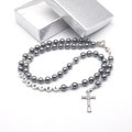 Rosary with name personalized baptism communion confirmation gift color selection product logo