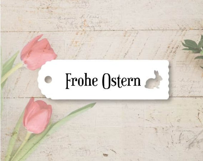 30 Gift Tags Labels Happy Easter