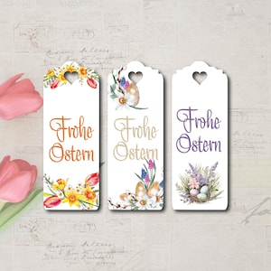30 Geschenkanhänger Tags Etiketten Frohe Ostern