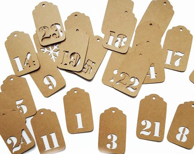 Advent Calendar Numbers Christmas