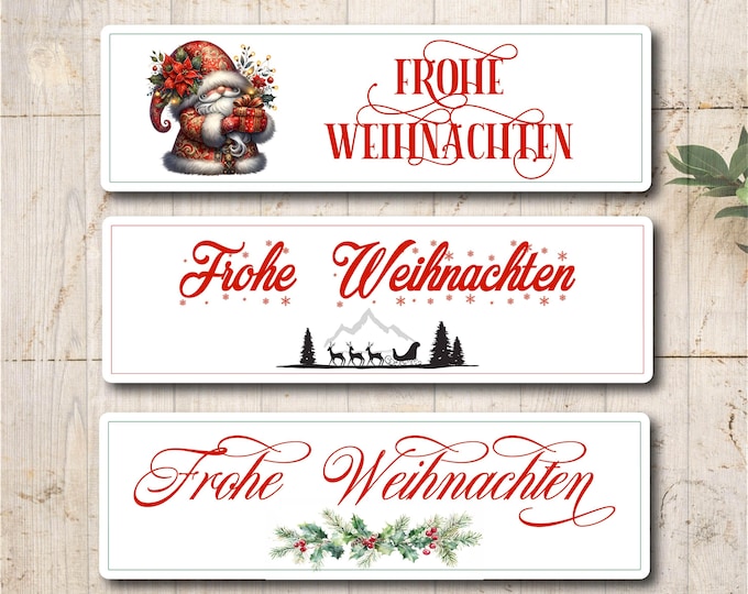 33 stickers labels party favors Merry Christmas Christmas