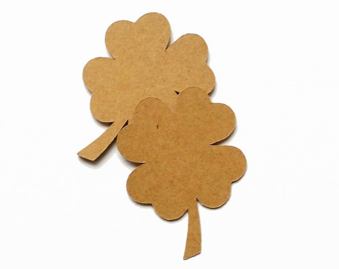 30 Gift Tags Die Cuts Clover Leaf Color Choice Scrapbooking Gift Tags Gift Tags