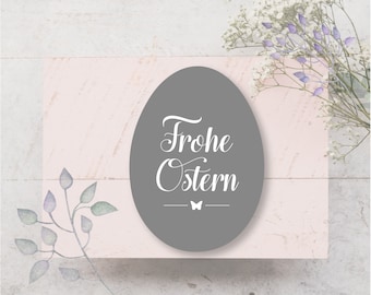 20 Stickers Labels Sticker Happy Easter Egg