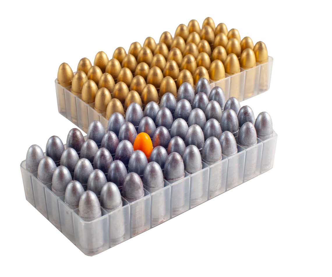 Chocolate bullets 9x19mm/4 OZ Luger Gold 50 pieces/pack 60 Etsy