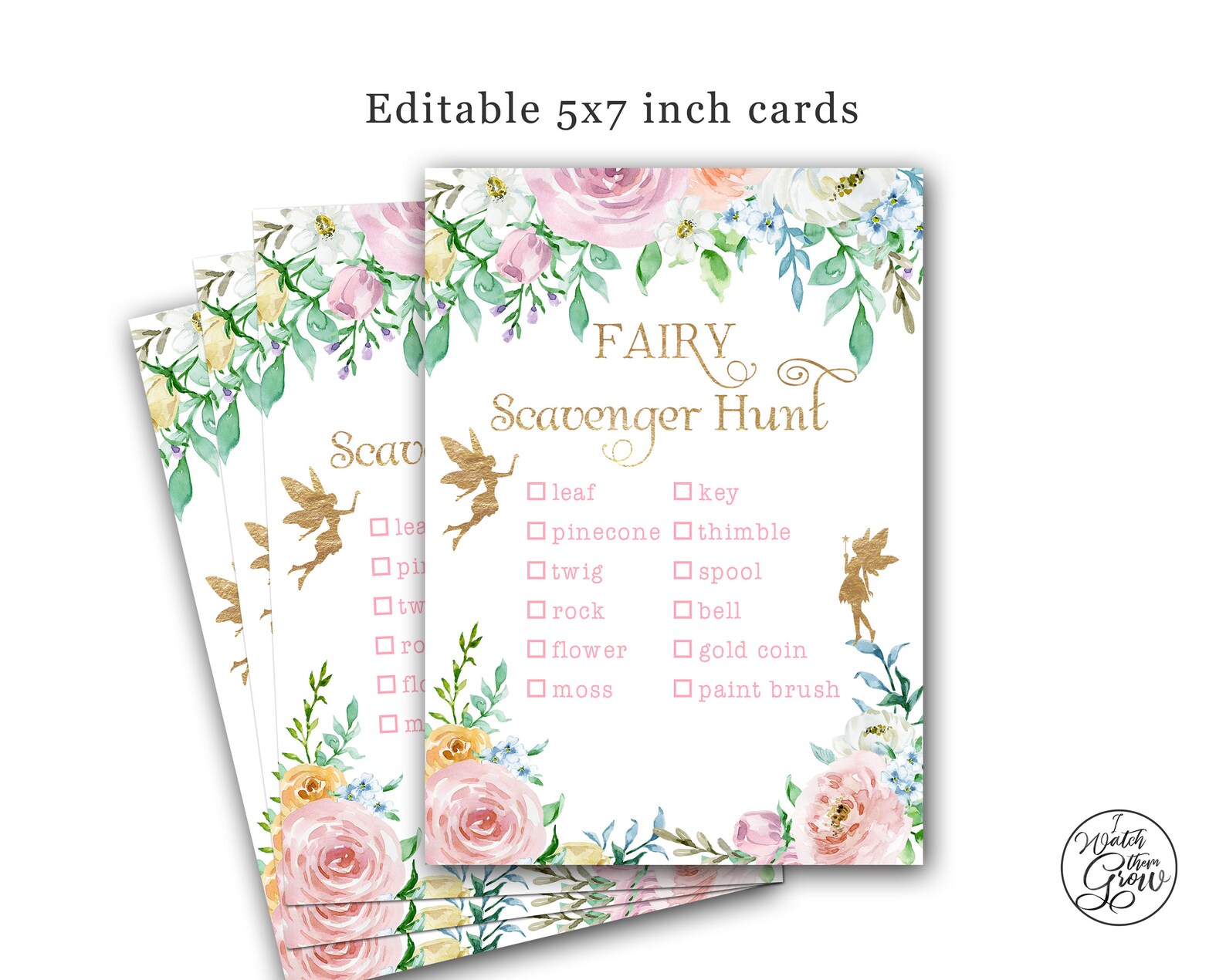Fairy Party Printables Package Fairy Birthday Decorations - Etsy