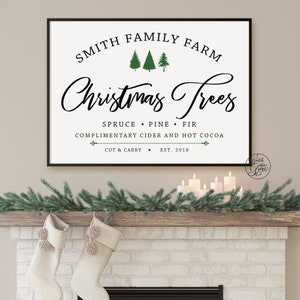 Christmas Tree Farm Sign Printable