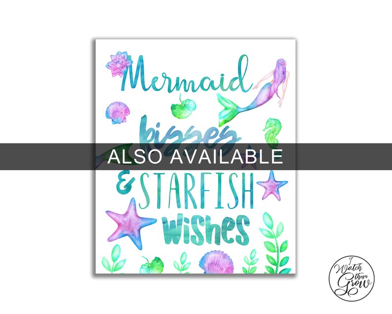 mermaid name tag printable mermaid name stickers mermaid etsy